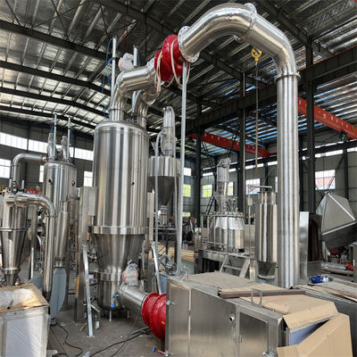 Vertical Type Drying Machine Fluid Bed Dryer Coating Process Pharmaceutical