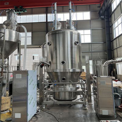 Vertical Type Drying Machine Fluid Bed Dryer Coating Process Pharmaceutical