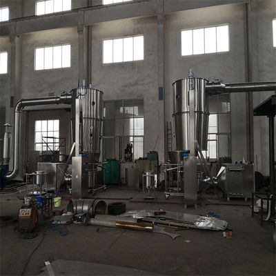 Melk Sap Poeder Apotheek Wervelbed Granulator Coating Farmaceutische Industrie