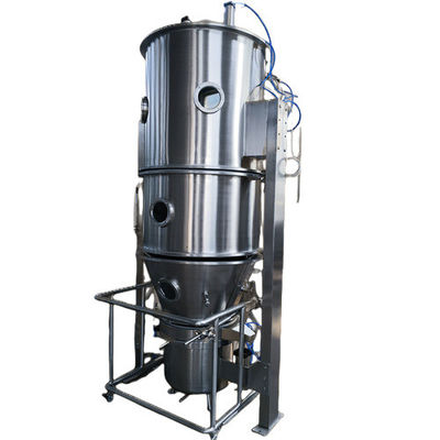 Vertical Type Drying Machine Fluid Bed Dryer Coating Process Pharmaceutical