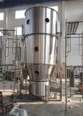 SS Batch Type Verticale Verticale Batch Fluid Bed Droger Garnalen Shell Voor Voedselcontact