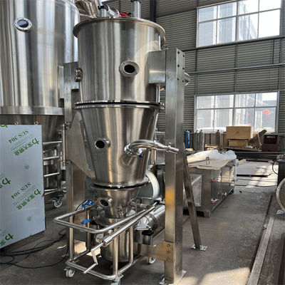 Granulador de lecho fluido de 10 kg, secador por pulverización de lecho fluidizado de secado por pulverización de gránulos de mezcla