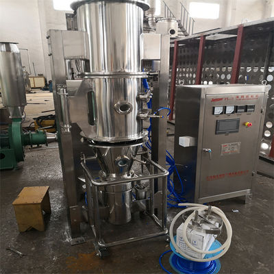 Granulador de lecho fluido de 10 kg, secador por pulverización de lecho fluidizado de secado por pulverización de gránulos de mezcla