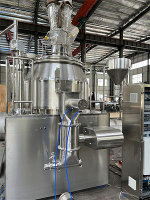 Wet Pharmaceutical High Speed Mixer Granulator Machine For Same Size Granules