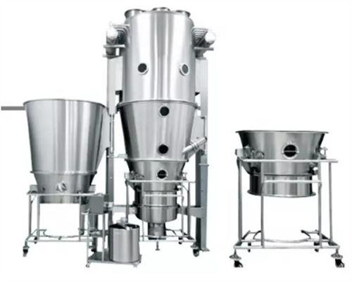 Elektryczny/pary podgrzewany płyn łóżko pokrywa dwa dysze płynu CIP system czyszczenia 80kg pojemność