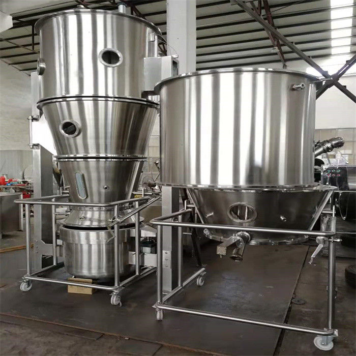 FBC-100 Elektryczny płynny pokrywacz łóżkowy Powder Coating Drum Nowy źródło ogrzewania parą 700mm średnica